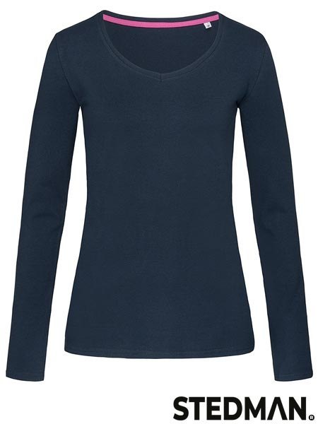 T-SHIRT DAMSKI Z DŁUGIM RĘKAWEM STEDMAN