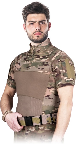 Męska Koszulka Taktyczna Tactical Guard – Elastyczna Koszulka ze Stójką