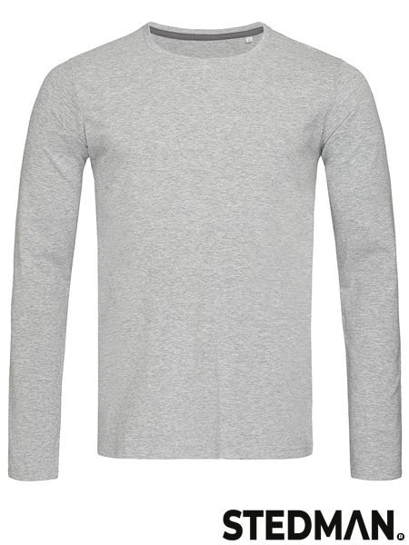T-SHIRT MĘSKI Z DŁUGIM RĘKAWEM STEDMAN