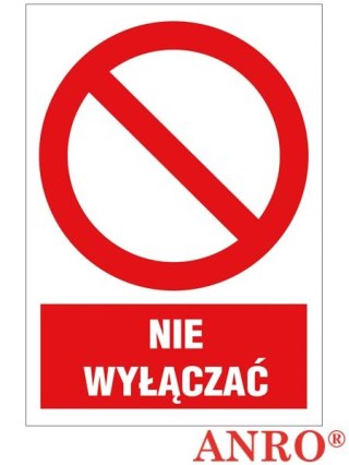 ZNAK BEZPIECZEŃSTWA ANRO