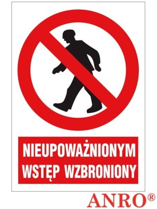 ZNAK BEZPIECZEŃSTWA ANRO