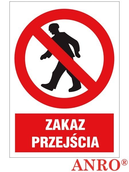 ZNAK BEZPIECZEŃSTWA ANRO