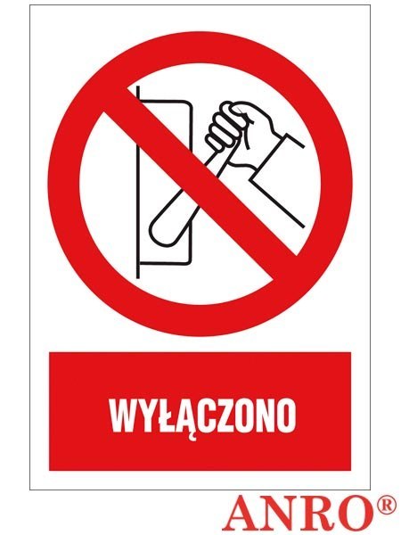 ZNAK BEZPIECZEŃSTWA ANRO