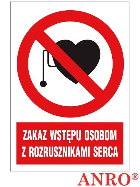 ZNAK BEZPIECZEŃSTWA ANRO