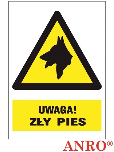 ZNAK BEZPIECZEŃSTWA ANRO