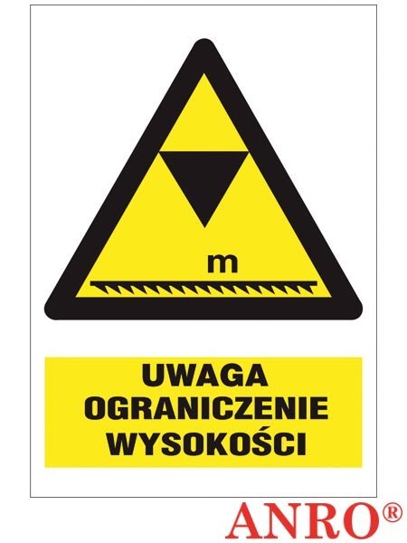 ZNAK BEZPIECZEŃSTWA ANRO