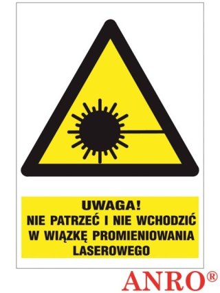 ZNAK BEZPIECZEŃSTWA ANRO
