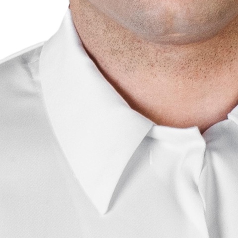 Męska Bluza Ochronna HACCP z Długim Rękawem – Pranie Przemysłowe do 95°C, Zatrzaski, Kołnierzyk