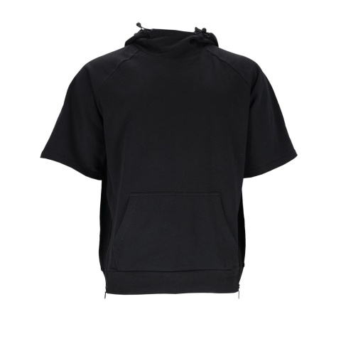 Męska Dresowa Bluza Ochronna / Robocza FRAME z Kapturem i Krótkim Rękawem (French Terry 280 g/m2)