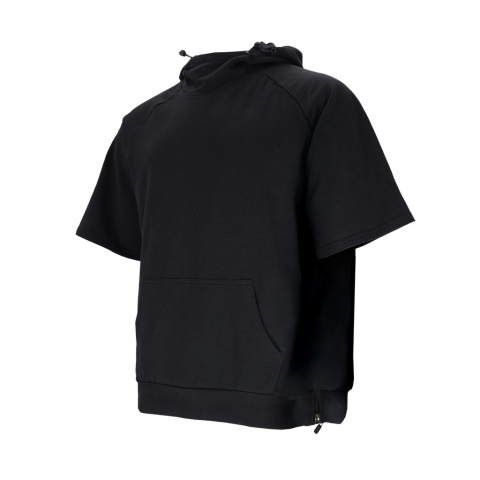 Męska Dresowa Bluza Ochronna / Robocza FRAME z Kapturem i Krótkim Rękawem (French Terry 280 g/m2)