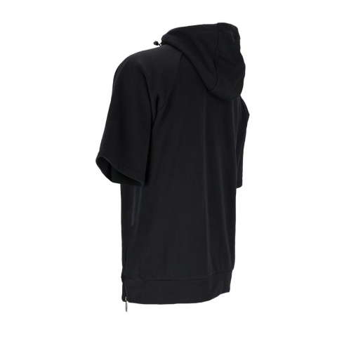 Męska Dresowa Bluza Ochronna / Robocza FRAME z Kapturem i Krótkim Rękawem (French Terry 280 g/m2)