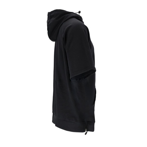 Męska Dresowa Bluza Ochronna / Robocza FRAME z Kapturem i Krótkim Rękawem (French Terry 280 g/m2)