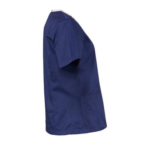 Damska Bluza Ochronna SENZA z Krótkim Rękawem (150 g/m²) – Medyczna, Kosmetyczna, Laboratoryjna