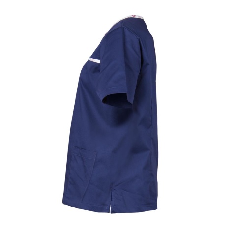 Damska Bluza Ochronna SENZA z Krótkim Rękawem (150 g/m²) – Medyczna, Kosmetyczna, Laboratoryjna