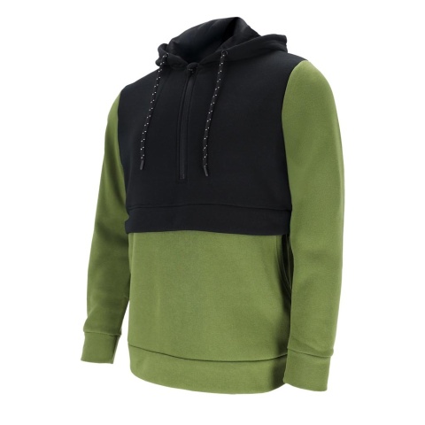 Męska Bluza Ochronna Dresowa CAJMAN z Kapturem (260 g/m²) – Suwak 1/2, Kieszeń Kangurka