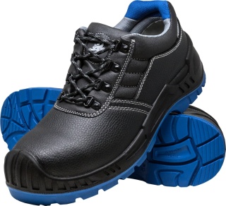 Półbuty Bezpieczne TITANBLUE S3 SRC – Skórzane Buty Robocze z Kompozytem i Włóknem Antyprzebiciowym