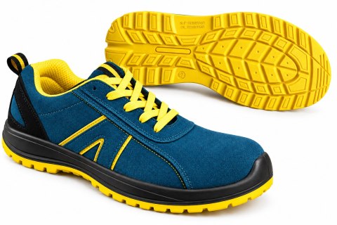 MIZAR S1 aqua/yellow półbut bezpieczny 36