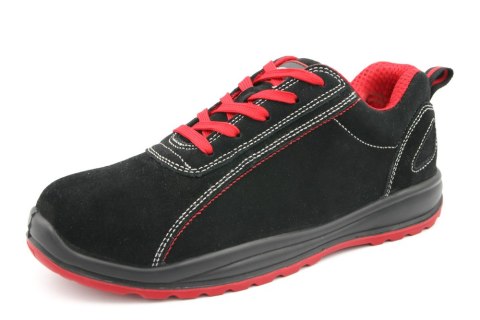 MIZAR S1 półbut bezpieczny red/black 36