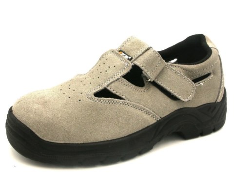 CURSA S1 SR sandał roboczy sued grey leather R.41