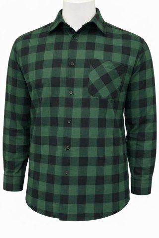 Koszula flanelowa 4WRK Hera szach. M f. green