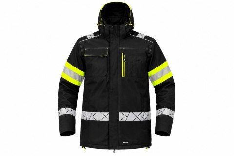 Kurtka zimowa KODIAK Black-HV Yellow 2XL