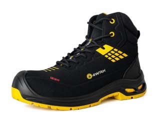 Trzewik rob. 4WRK POLLUX S3S ESD black-yellow 36