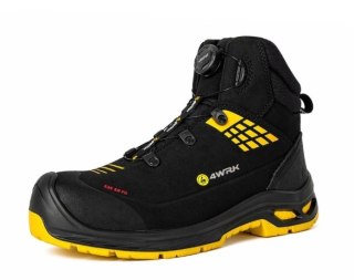 Trzewik rob. 4WRK POLLUX S3S QLS black-yellow 36