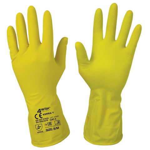 Rękawice robocze KERRIA Yellow 8/M