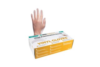 Rękawice winylowe diagnost. 4MD DAISY L