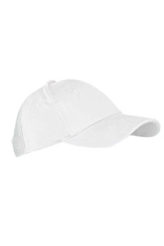 CZAPKA 6P BAWEŁNA WH