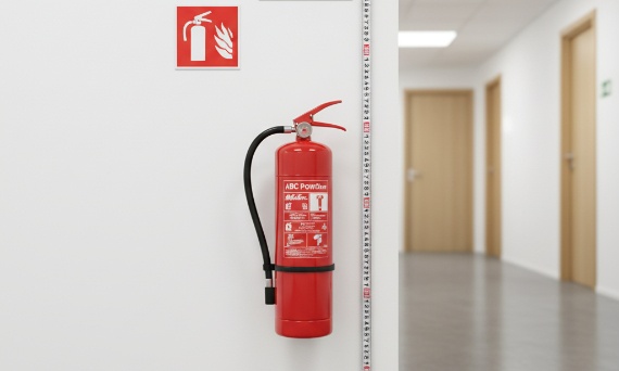 Montaż Gaśnicy na Ścianie: Klucz do Bezpieczeństwa Pożarowego – Gdzie i Jak Prawidłowo Umieścić Gaśnicę w Pomieszczeniu?