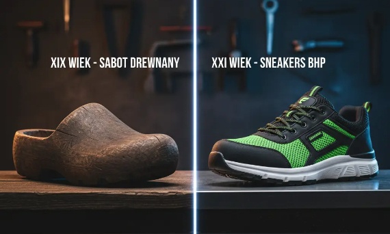 Historia butów z noskiem – od ciężkich „gumiaków” do nowoczesnego designu