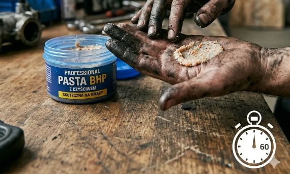 🕒 BHP w 60 sekundach: Czy zwykłe mydło domyje smar? 🧼🔧