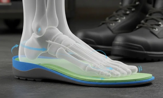 👣 Koniec z bólem stóp! Wkładki do butów roboczych – jak poprawić komfort pracy stojącej?